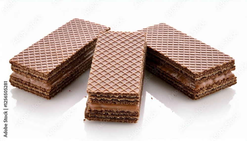 chocolate bar isolated on white