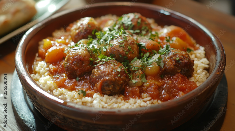 Moroccan food vector chicken soup, couscous salad with vegetables, Balkan cold eggplant soup. Payla, fishball with tomato sauce, pie with dates, meatballs with tomato paste and egg cuisine of Morocco Moroccan food vector chicken soup, couscous salad with vegetables, Balkan cold eggplant soup. Payla, fishball with tomato sauce, pie with dates, meatballs with tomato paste and egg cuisine of Morocco