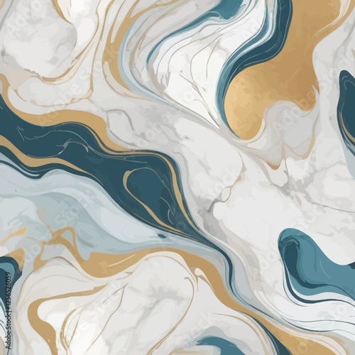 Blue and gold marble pattern with elegant swirling details, perfect for luxury branding, decor, and digital backgrounds.