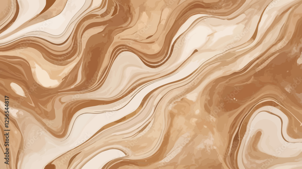 Fluid Elegance: A mesmerizing swirl of rich brown and creamy hues creates a captivating abstract composition, evoking a sense of luxury and artistic flair. Fluid Elegance: A mesmerizing swirl of rich brown and creamy hues creates a captivating abstract composition, evoking a sense of luxury and artistic flair.