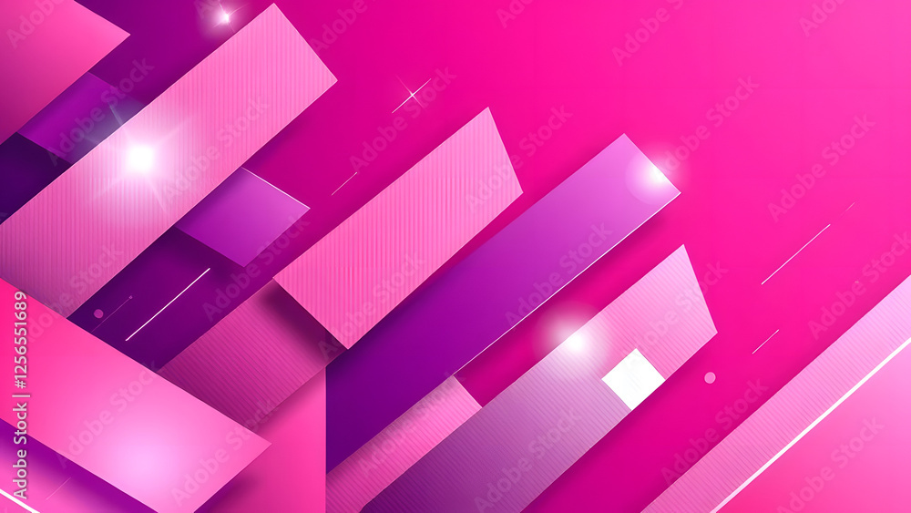 Abstract purple lines create a vibrant background