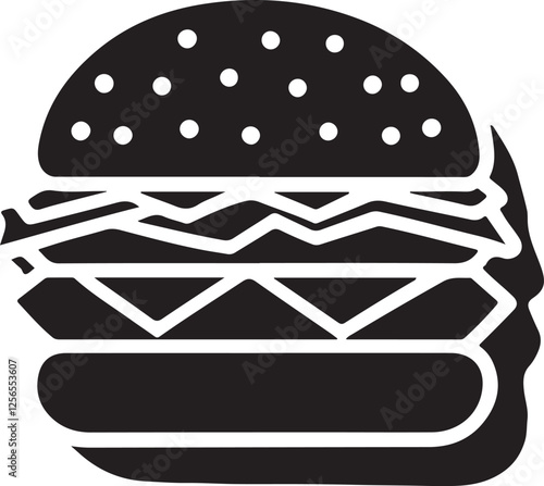 fast food hamburger