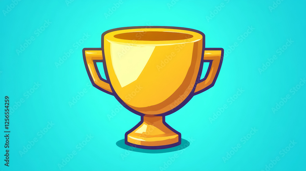 Golden cup game interface, UI and GUI vector icon. Cartoon gold bowl or goblet of winner trophy, champion award and first place prize, competition reward, game progress and level completion award Golden cup game interface, UI and GUI vector icon. Cartoon gold bowl or goblet of winner trophy, champion award and first place prize, competition reward, game progress and level completion award