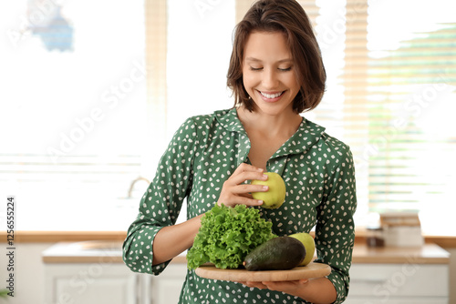Beautiful young happy woman...