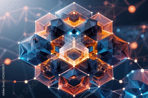 Transformational Abstract Hexagonal Matrix: Exploring Technological Connections in Data Processing and Visualization