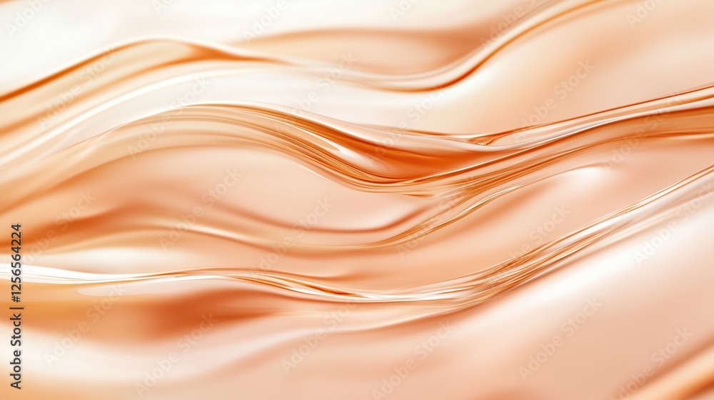 Liquid Silk Swirls: Abstract image of flowing, translucent liquid with warm, peachy-orange hues creating elegant, swirling patterns. A luxurious and sensual texture. Liquid Silk Swirls: Abstract image of flowing, translucent liquid with warm, peachy-orange hues creating elegant, swirling patterns. A luxurious and sensual texture.