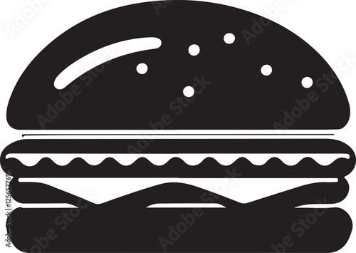 fast food hamburger
