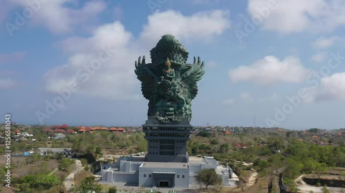 Aerial View Garuda Wisnu Kencana (GWK) Cultural Park on Bali, Indonesia photo