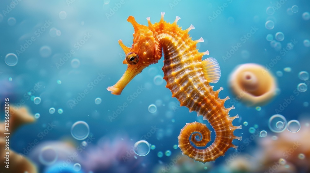 Discover the charm of the cute seahorse in its vibrant underwater habitat, showcasing natures beauty. Discover the charm of the cute seahorse in its vibrant underwater habitat, showcasing natures beauty.