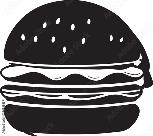 fast food hamburger