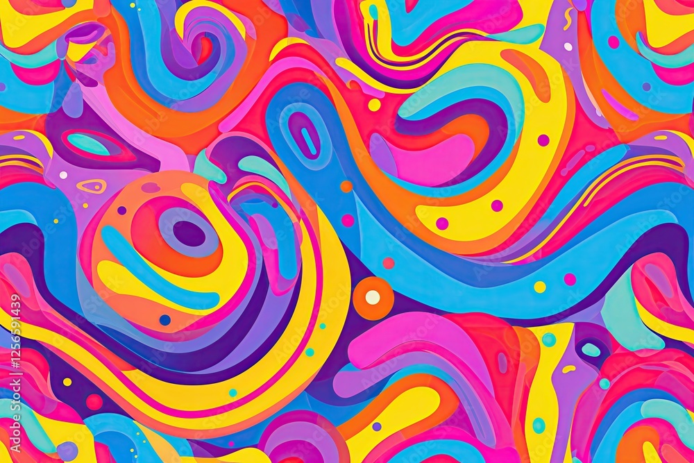Vibrant Squiggle Seamless Art Pattern for Youthful Expression and Fun Abstract Minimalist Design Vibrant Squiggle Seamless Art Pattern for Youthful Expression and Fun Abstract Minimalist Design