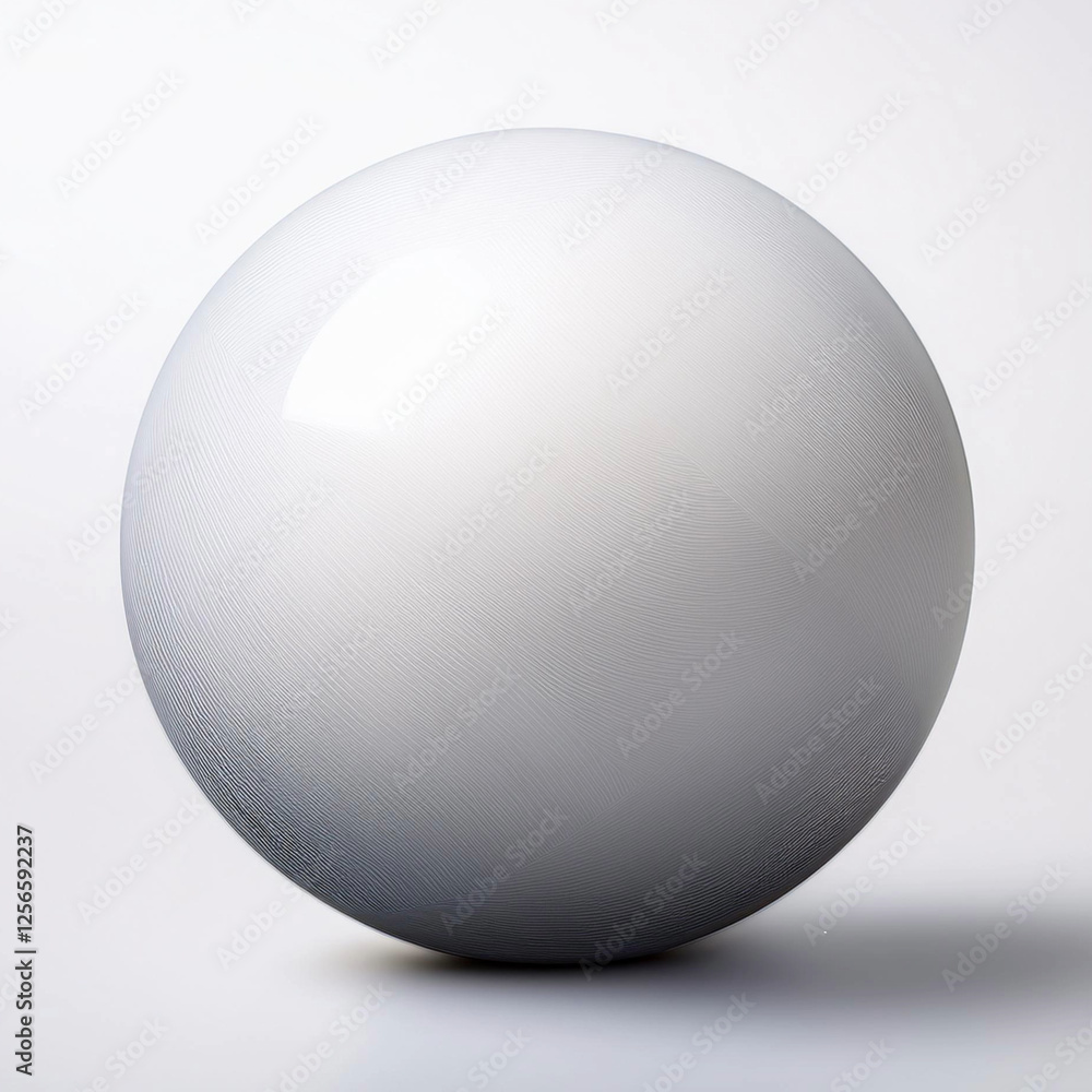 una esfera pelota blanca aislada sobre fondo blanco una esfera pelota blanca aislada sobre fondo blanco