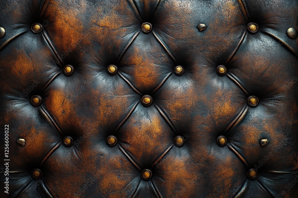 Fototapeta premium Detailed leather texture showcasing rich colors and unique patterns