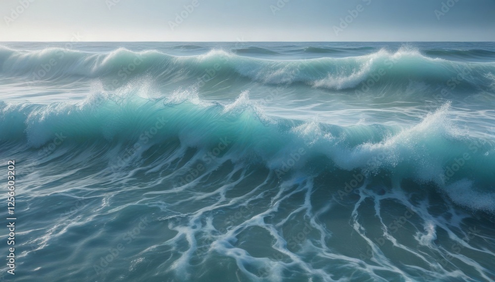 Gentle gradient of blue hues with wavy texture resembling sea foam, calming, gradient, wave Gentle gradient of blue hues with wavy texture resembling sea foam, calming, gradient, wave
