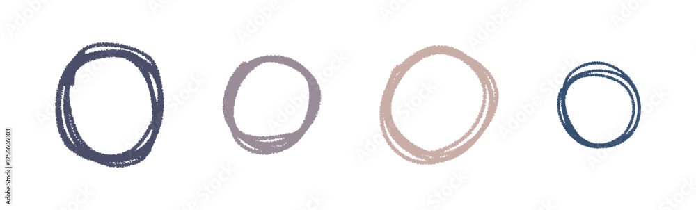 Hand Drawn Circle Frame for Wedding Invitation Hand Drawn Circle Frame for Wedding Invitation