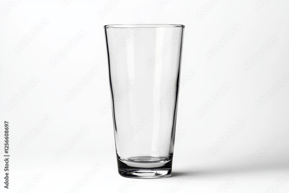 Isolated vacant pint glass for beer on white background Isolated vacant pint glass for beer on white background