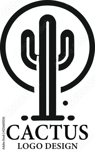 Cactus Vector Logo Design