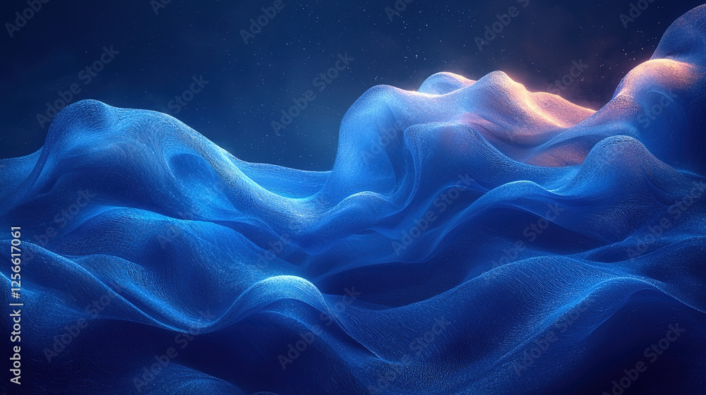 Obraz premium Dark blue background with abstract graphic elements for presentation background design in a modern technology context. 