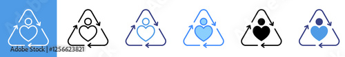 Rebirth Multistyle Icon Set