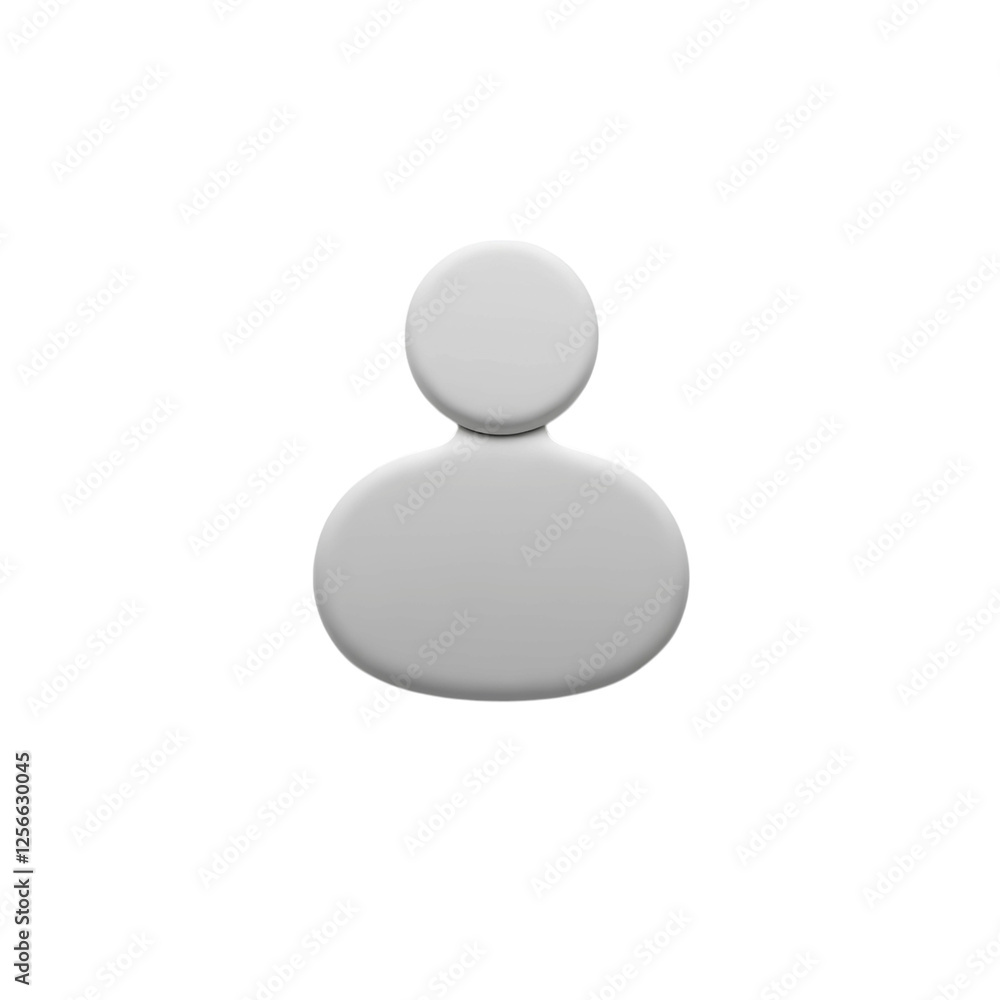 minimalistic gray user profile icon representing a generic avatar, high quality png isolated on transparent background minimalistic gray user profile icon representing a generic avatar, high quality png isolated on transparent background