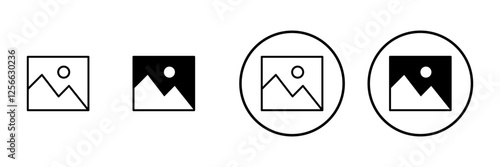 Free Download Picture icon vector. photo gallery sign and symbol. image icon - GFXLoad