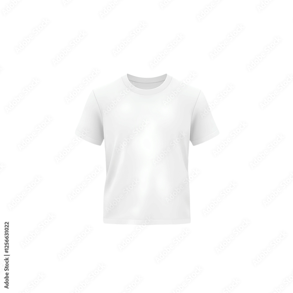 simple white t-shirt front view, high quality png isolated on transparent background simple white t-shirt front view, high quality png isolated on transparent background