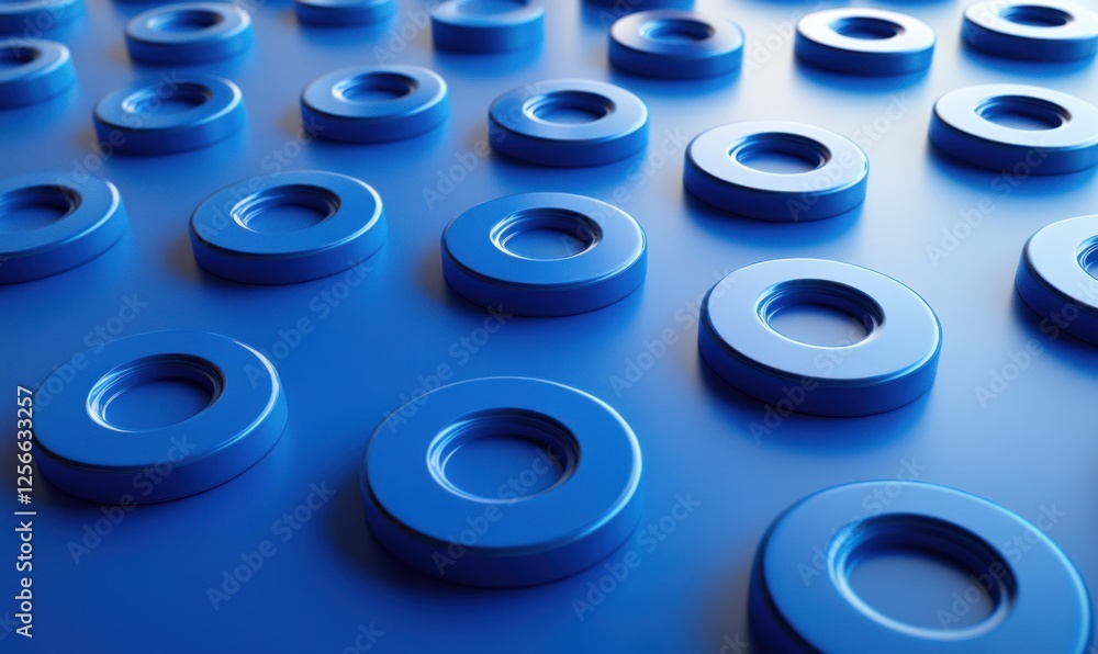 Abstract background of blue circles. Abstract background of blue circles.