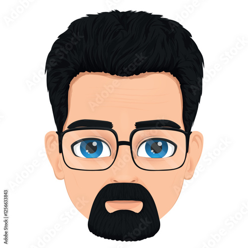 portrait of middle aged bearded man
