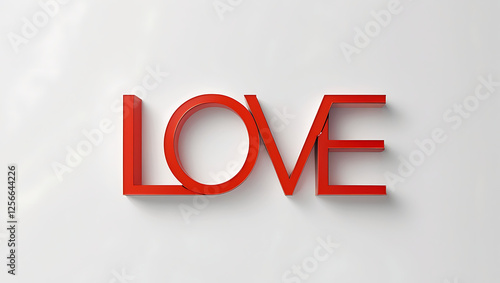 Bold LOVE Typography Poster for Valentine’s Day