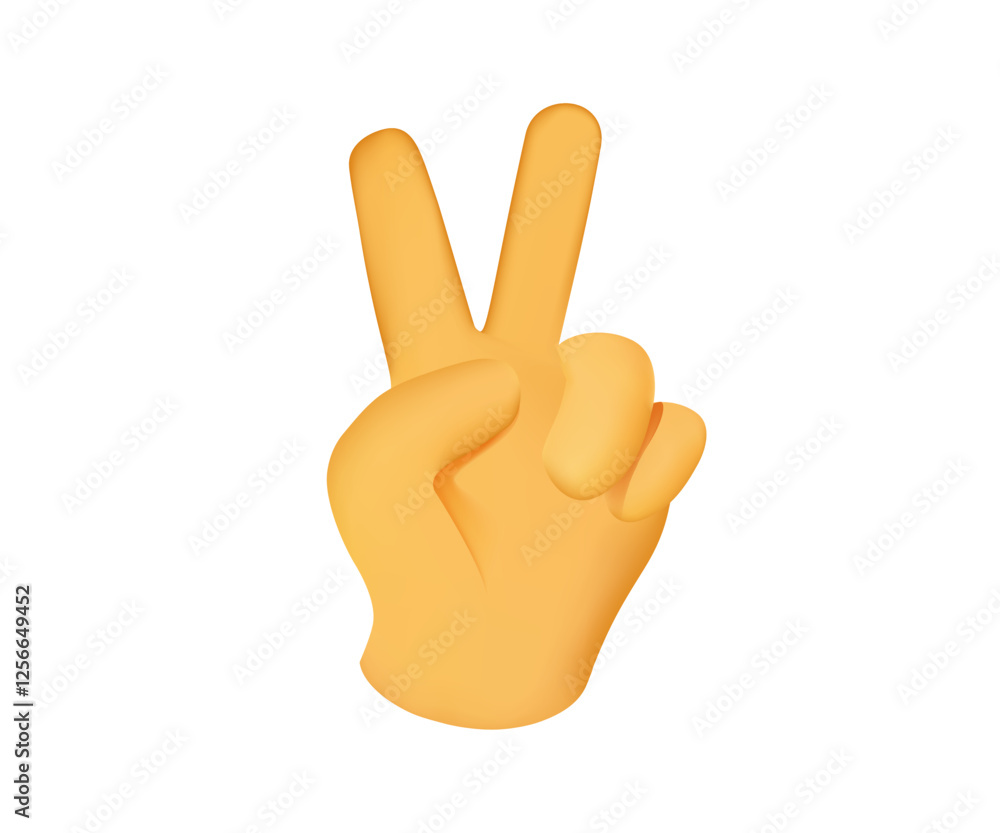 Hi, hello, Victory Emoji Hand Gesture Icon Illustration Sign. Thumb up and sign v with finger. Hippy Sign Peace Vector Hi, hello, Victory Emoji Hand Gesture Icon Illustration Sign. Thumb up and sign v with finger. Hippy Sign Peace Vector