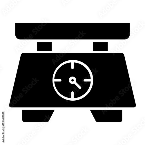 weighing machine Solid icon
