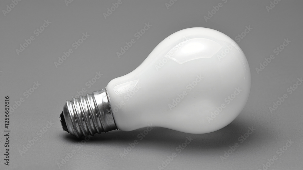 A dimly lit light bulb lying on a soft gray background, symbolizing exhaustion, with soft natural lighting. A dimly lit light bulb lying on a soft gray background, symbolizing exhaustion, with soft natural lighting.