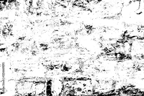 Abstract black old stone wall textured background. Grunge retro brick pattern texture for expressive design, banner, vintage rustic surface