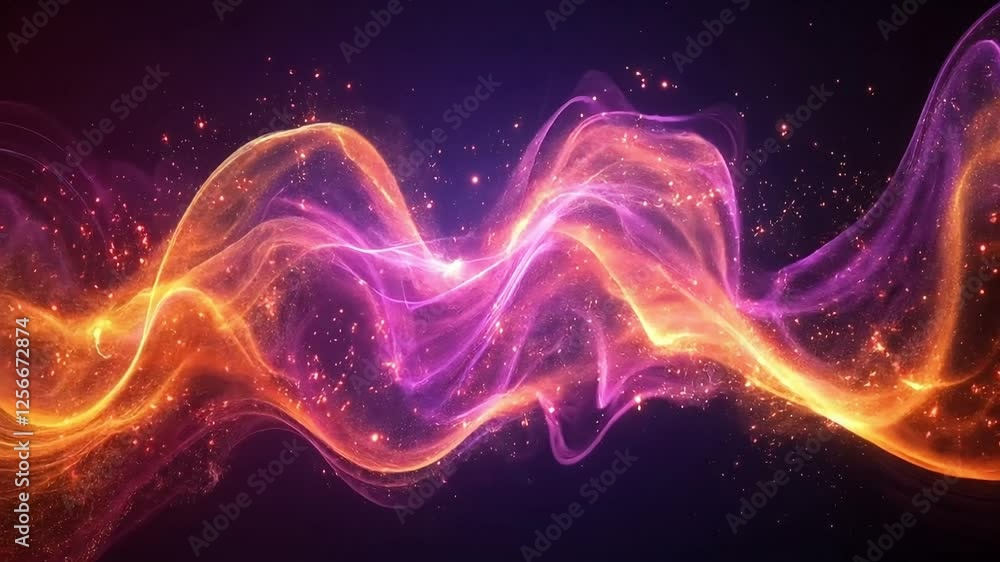 Glowing energy wave abstract background design Glowing energy wave abstract background design