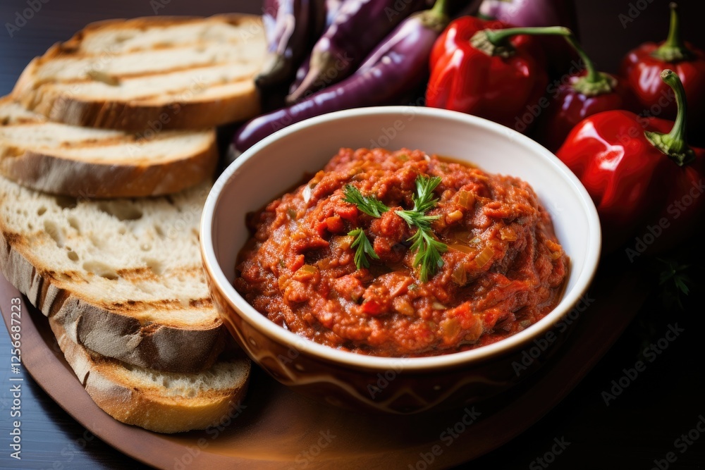 Romanian spread with fish roasted veggies and tomato paste Romanian spread with fish roasted veggies and tomato paste