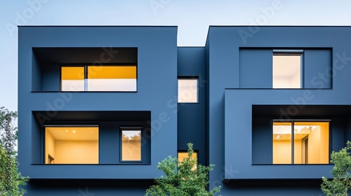 Wallpaper Mural Modern architectural design urban setting exterior view contemporary environment sleek conceptual style Torontodigital.ca