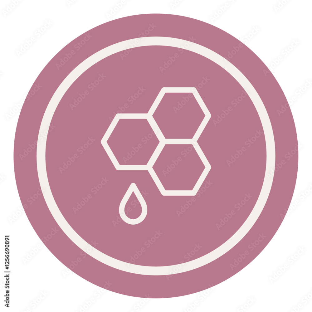 Purple Icon of Squalane for Beauty Products Purple Icon of Squalane for Beauty Products