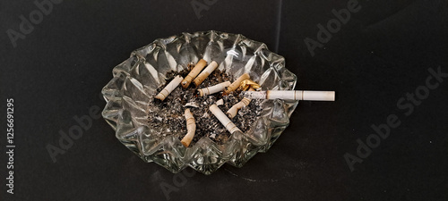 Astray with Cigarette Butts	 photo