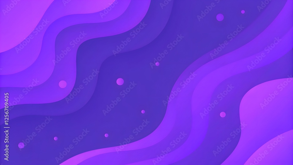 Obraz premium Minimalist purple abstract gradient background wit