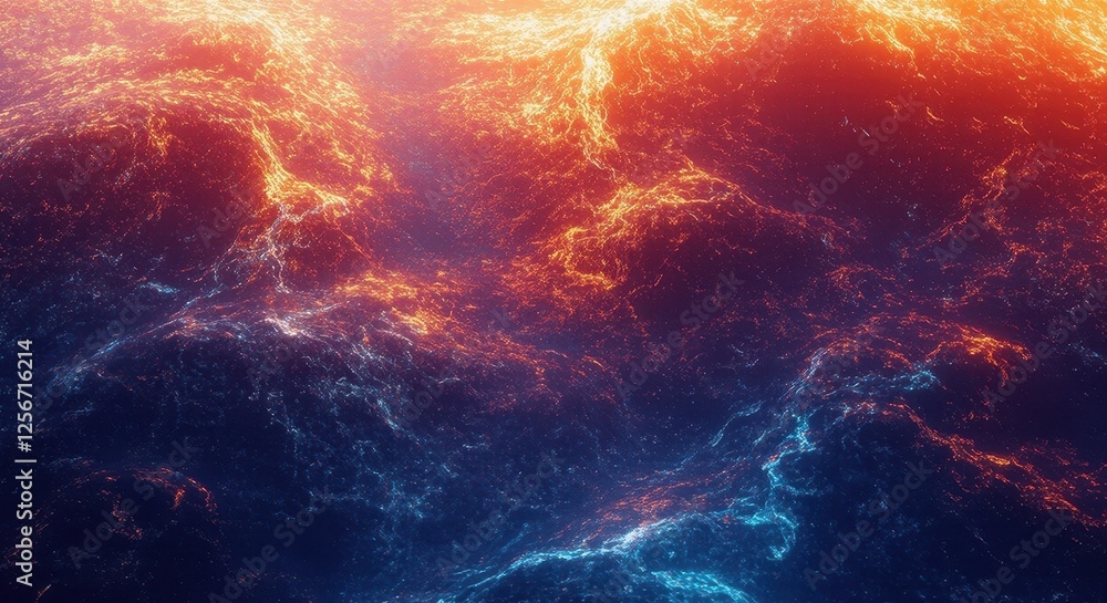 Intricate Digital Energy Patterns in a Futuristic Landscape. Intricate Digital Energy Patterns in a Futuristic Landscape.