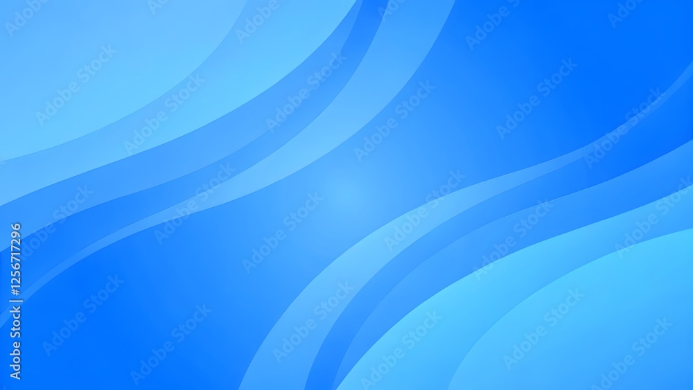 Fototapeta premium Minimalist blue abstract gradient background with