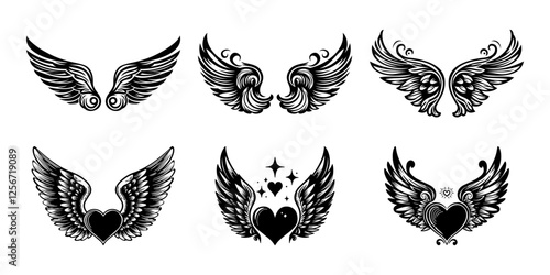 Nice and best collection of wing illustrations