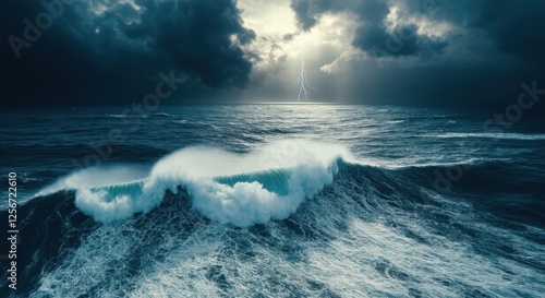 Terrifying Storm in the Middle of the Ocean.