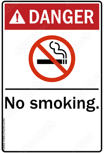 No smoking sign