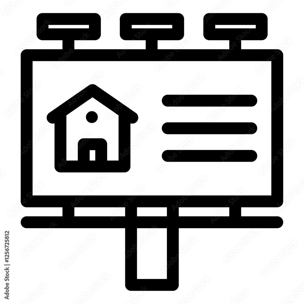 house billboard icon