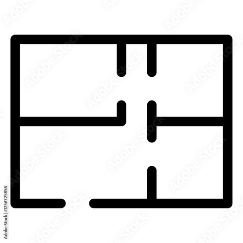 house floorplan icon