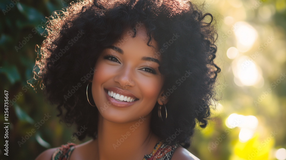 close up of a smiling model close up of a smiling model