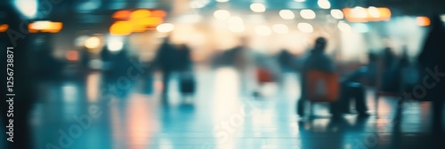 Wallpaper Mural Blurred Motion: A Symphony of Lights and Movement in a Busy Urban Setting Torontodigital.ca