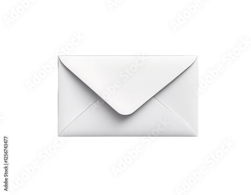 Minimalist modern envelope with subtle texture and clean creases, perfect for branding and stationery photo