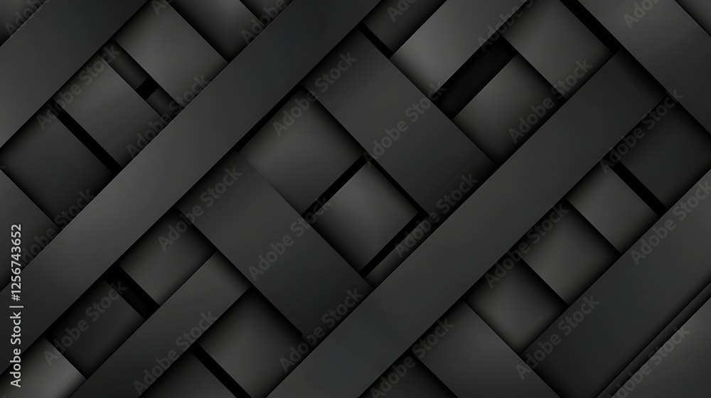 Abstract black woven pattern background for design. Abstract black woven pattern background for design.